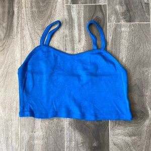 Women’s Topshop crop top - blue